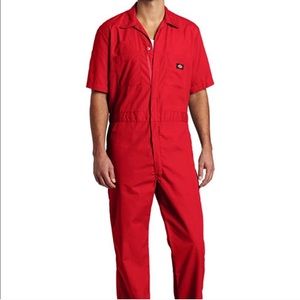 Men’s Dickies Red Coveralls